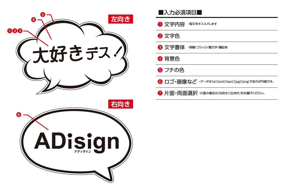 吹き出しパネル